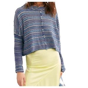 Free People Catalina Marine Blue Pullover XS